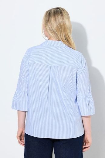 Moda za polnejše Bluza 3/4 rukava s kragnom plus velikost, xxl, Ulla Popken in Johann Popken (JP1880)