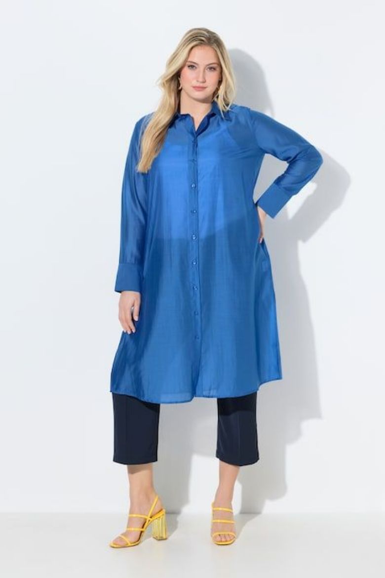 Moda za polnejše Bluza dugih rukava dužeg kroja plus velikost, xxl, Ulla Popken in Johann Popken (JP1880)