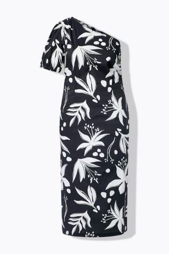 Moda za polnejše Haljina maxi kratkih rukava plus velikost, xxl, Ulla Popken in Johann Popken (JP1880)