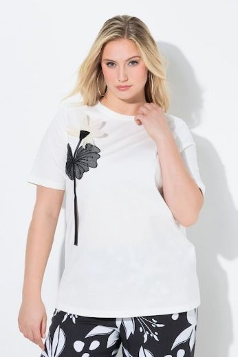 Moda za polnejše Majica kratkih rukava plus velikost, xxl, Ulla Popken in Johann Popken (JP1880)