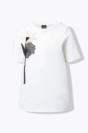 Moda za polnejše Majica kratkih rukava plus velikost, xxl, Ulla Popken in Johann Popken (JP1880)