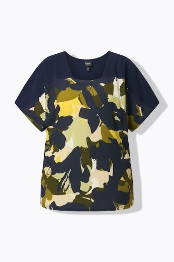 Moda za polnejše Majica kratkih rukava šireg kroja plus velikost, xxl, Ulla Popken in Johann Popken (JP1880)