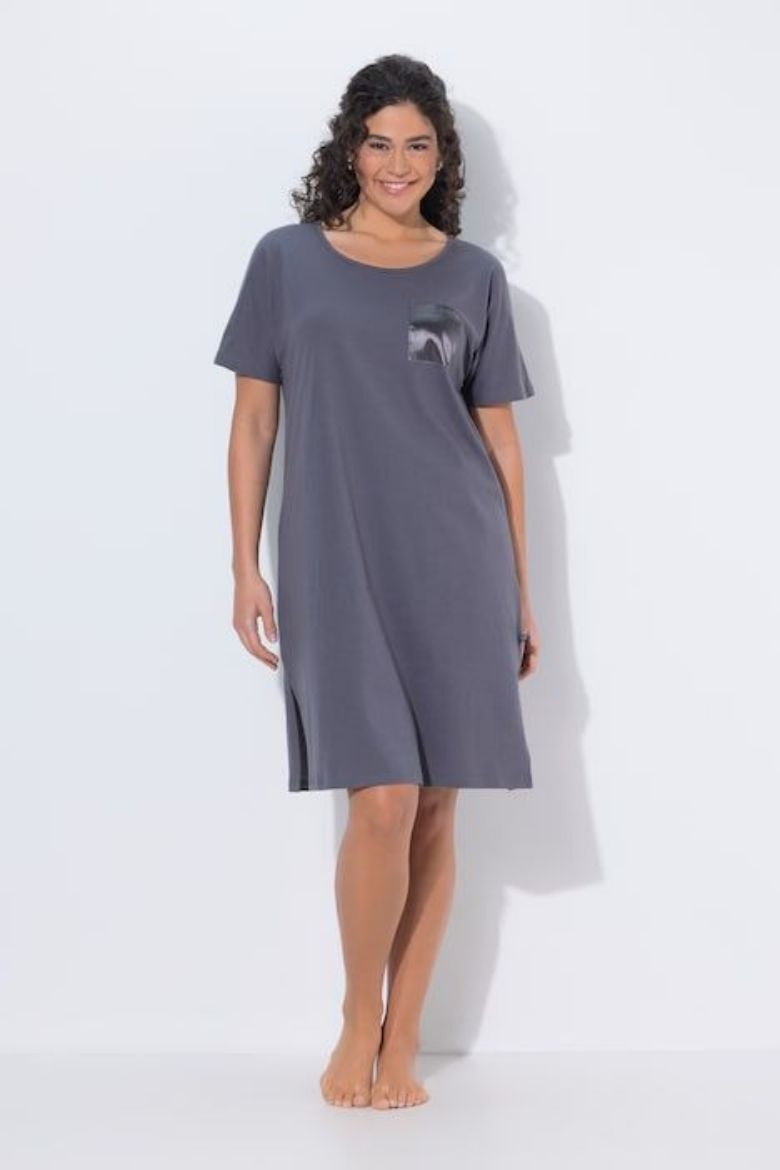 Moda za polnejše Spavaćica kratkih rukava plus velikost, xxl, Ulla Popken in Johann Popken (JP1880)