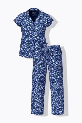 Moda za polnejše Pidžama kratkih rukava i dugih nogavica plus velikost, xxl, Ulla Popken in Johann Popken (JP1880)