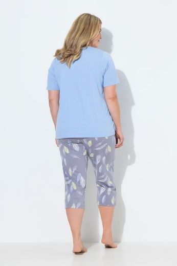 Moda za polnejše Pidžama kratkih rukava i dugih nogavica plus velikost, xxl, Ulla Popken in Johann Popken (JP1880)