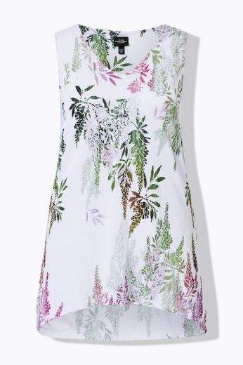 Moda za polnejše Majica bez rukava A kroja plus velikost, xxl, Ulla Popken in Johann Popken (JP1880)