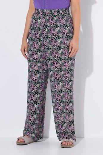 Moda za polnejše Hlače širokih nogavica elastičnog struka plus velikost, xxl, Ulla Popken in Johann Popken (JP1880)