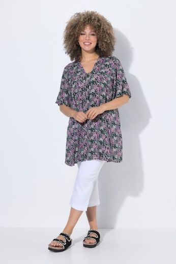 Moda za polnejše Bluza kratkih rukava A kroja plus velikost, xxl, Ulla Popken in Johann Popken (JP1880)