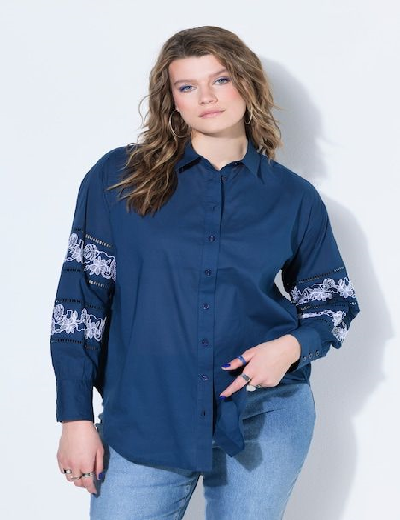 Bluze i košulje SU za polnejše ženske in moške, plus velikost Bluze i košulje SU xxl Ulla Popken in Johann Popken (JP1880)