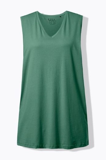 Moda za polnejše Majica V izrez Basic top plus velikost, xxl, Ulla Popken in Johann Popken (JP1880)
