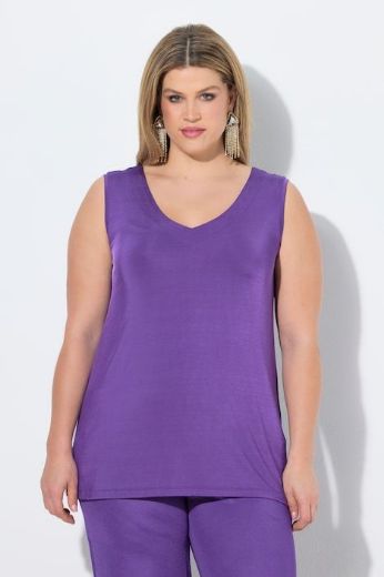Moda za polnejše Top V ovratnika širih naramenica plus velikost, xxl, Ulla Popken in Johann Popken (JP1880)