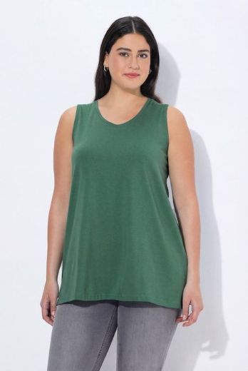 Moda za polnejše Top V ovratnik A kroja plus velikost, xxl, Ulla Popken in Johann Popken (JP1880)