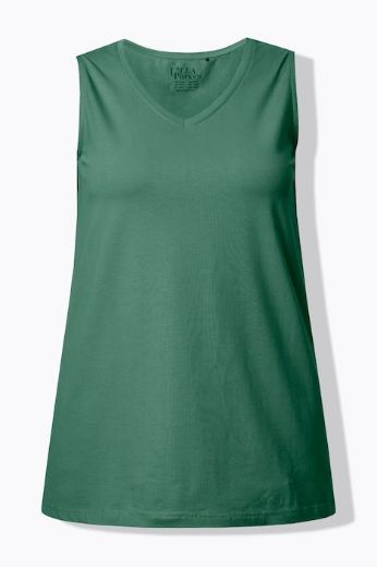 Moda za polnejše Top V ovratnik A kroja plus velikost, xxl, Ulla Popken in Johann Popken (JP1880)