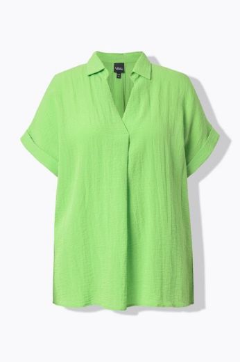 Moda za polnejše Bluza spušteni rukavi s gumbima na leđima plus velikost, xxl, Ulla Popken in Johann Popken (JP1880)