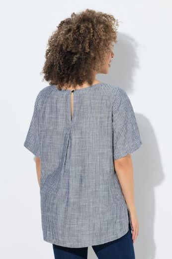 Moda za polnejše Bluza kratkih rukava, okrugli izrez plus velikost, xxl, Ulla Popken in Johann Popken (JP1880)