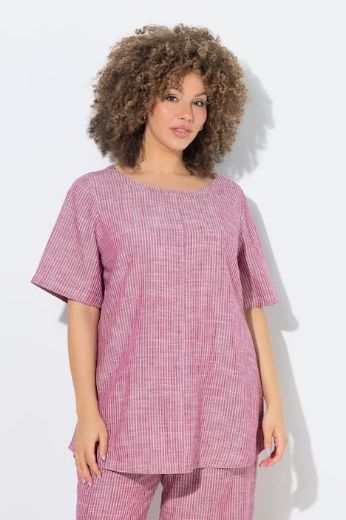 Moda za polnejše Bluza kratkih rukava, okrugli izrez plus velikost, xxl, Ulla Popken in Johann Popken (JP1880)