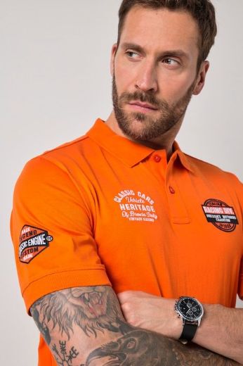 Moda za polnejše Majica polo kratkih rukava plus velikost, xxl, Ulla Popken in Johann Popken (JP1880)