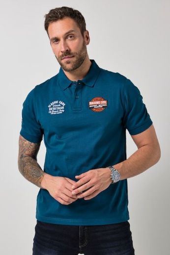Moda za polnejše Majica polo kratkih rukava plus velikost, xxl, Ulla Popken in Johann Popken (JP1880)