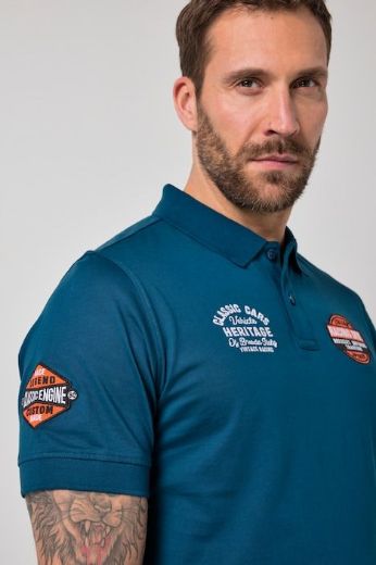 Moda za polnejše Majica polo kratkih rukava plus velikost, xxl, Ulla Popken in Johann Popken (JP1880)