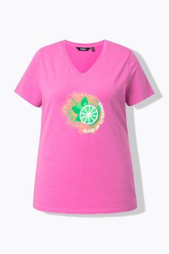Moda za polnejše Majica kratkih rukava V ovratnika plus velikost, xxl, Ulla Popken in Johann Popken (JP1880)