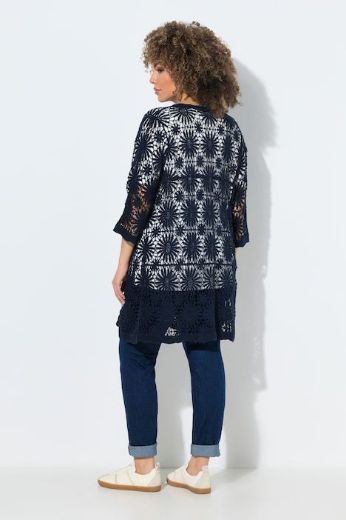 Moda za polnejše Kardigan 3/4 rukava  V ovratnika plus velikost, xxl, Ulla Popken in Johann Popken (JP1880)