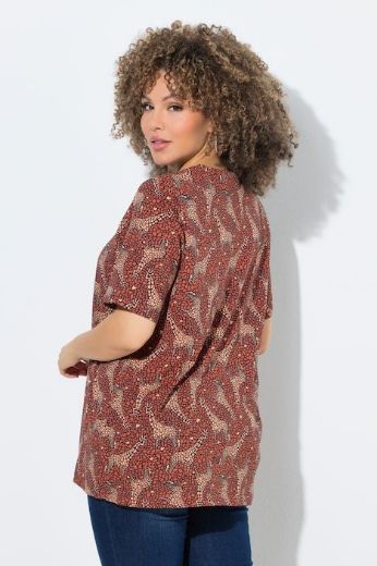 Moda za polnejše Majica kratkih rukava A kroja plus velikost, xxl, Ulla Popken in Johann Popken (JP1880)