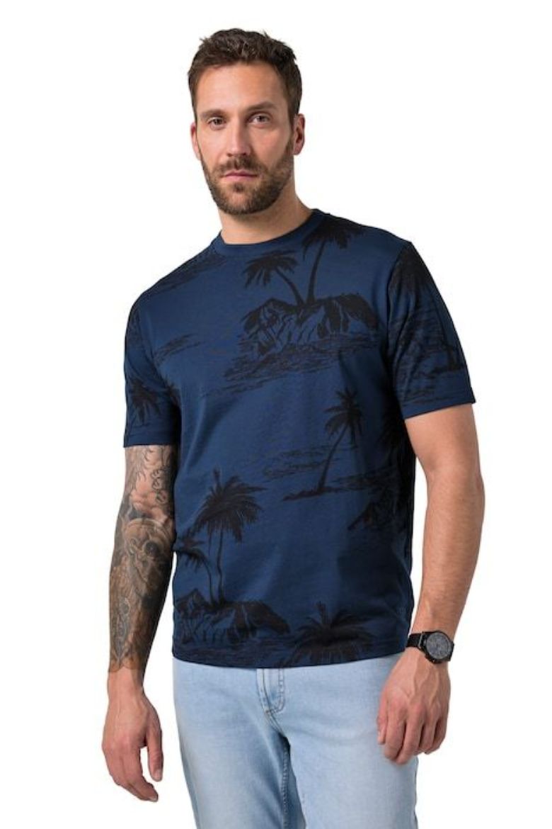 Moda za polnejše Majica kratkih rukava plus velikost, xxl, Ulla Popken in Johann Popken (JP1880)