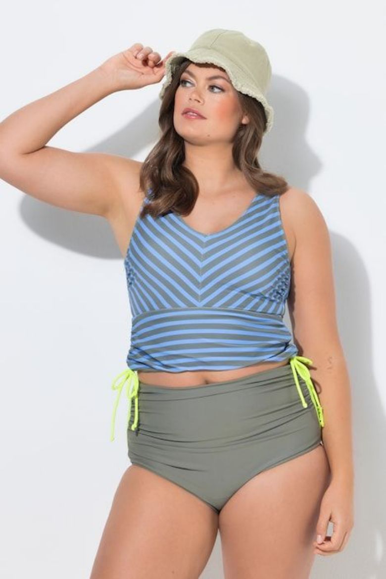 Moda za polnejše Kupaći kostim tankini plus velikost, xxl, Ulla Popken in Johann Popken (JP1880)