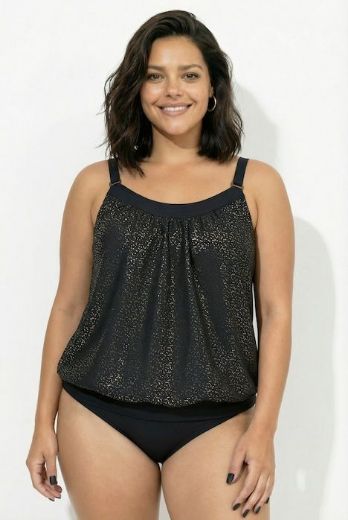 Moda za polnejše Kupaći kostim tankini mekanih košarica plus velikost, xxl, Ulla Popken in Johann Popken (JP1880)