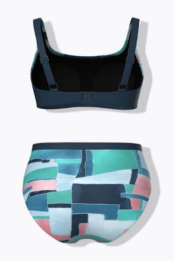Moda za polnejše Kupaći kostim bikini mekanih košarica i podesivih naramenica plus velikost, xxl, Ulla Popken in Johann Popken (JP1880)