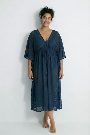 Moda za polnejše Kaftan V izreza s kratkim rukavima plus velikost, xxl, Ulla Popken in Johann Popken (JP1880)