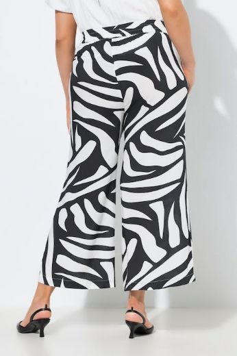 Moda za polnejše Hlače širokih nogavuica zebra uzorka plus velikost, xxl, Ulla Popken in Johann Popken (JP1880)