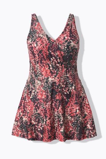Moda za polnejše Kupaći kostim haljina mekanih košarica plus velikost, xxl, Ulla Popken in Johann Popken (JP1880)