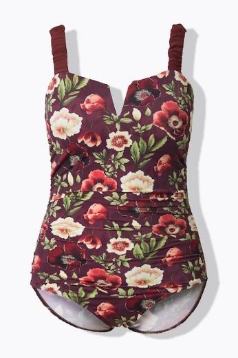 Moda za polnejše Kupaći kostim jednodijelni mekanih košarica plus velikost, xxl, Ulla Popken in Johann Popken (JP1880)