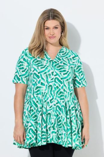 Moda za polnejše Majica kratkih rukava dužeg kroja plus velikost, xxl, Ulla Popken in Johann Popken (JP1880)