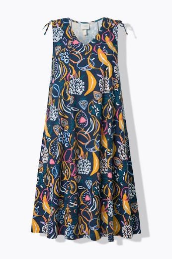 Moda za polnejše Haljina midi bez rukava pamučna plus velikost, xxl, Ulla Popken in Johann Popken (JP1880)