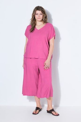 Moda za polnejše Bluza kratkih rukava V ovratnika plus velikost, xxl, Ulla Popken in Johann Popken (JP1880)