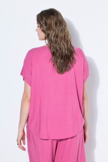 Moda za polnejše Bluza kratkih rukava V ovratnika plus velikost, xxl, Ulla Popken in Johann Popken (JP1880)