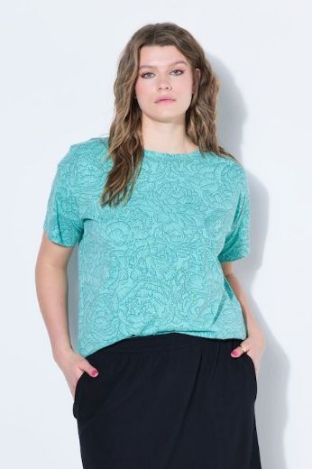 Moda za polnejše Majica kratkih rukava šireg kroja plus velikost, xxl, Ulla Popken in Johann Popken (JP1880)
