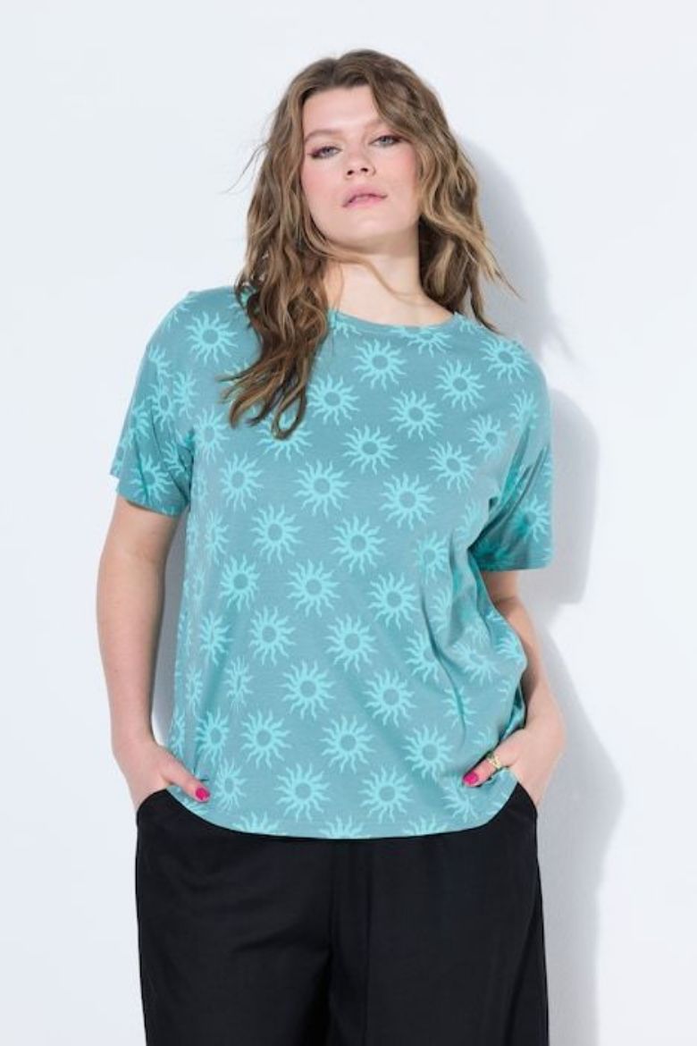 Moda za polnejše Majica kratkih rukava šireg kroja plus velikost, xxl, Ulla Popken in Johann Popken (JP1880)