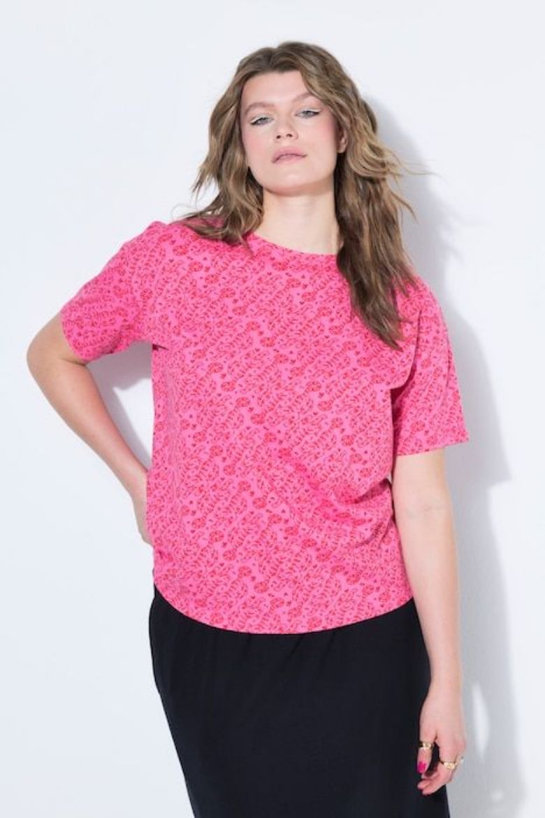 Moda za polnejše Majica kratkih rukava šireg kroja plus velikost, xxl, Ulla Popken in Johann Popken (JP1880)