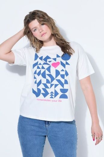 Moda za polnejše Majica kratkih rukava šireg kroja plus velikost, xxl, Ulla Popken in Johann Popken (JP1880)