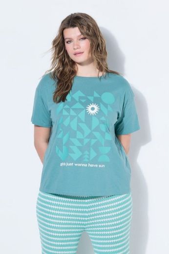 Moda za polnejše Majica kratkih rukava šireg kroja plus velikost, xxl, Ulla Popken in Johann Popken (JP1880)