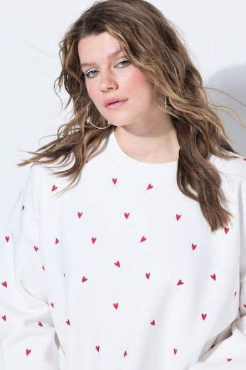 Moda za polnejše Majica dugih rukava šireg kroja plus velikost, xxl, Ulla Popken in Johann Popken (JP1880)