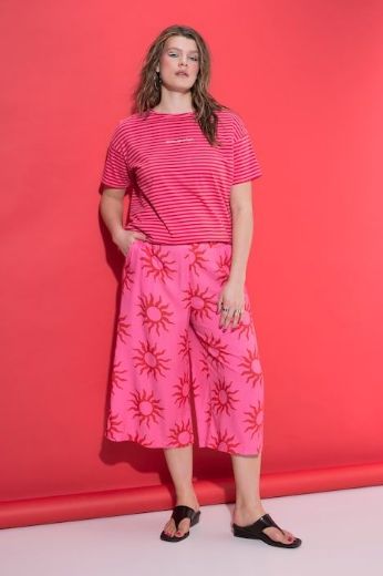 Moda za polnejše Hlače širokih nogavica visokog struka plus velikost, xxl, Ulla Popken in Johann Popken (JP1880)