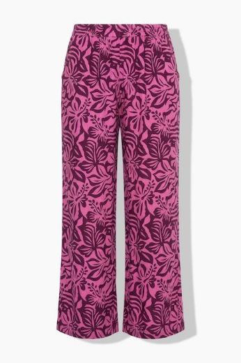Moda za polnejše Hlače širokih nogavica elastičnog struka plus velikost, xxl, Ulla Popken in Johann Popken (JP1880)