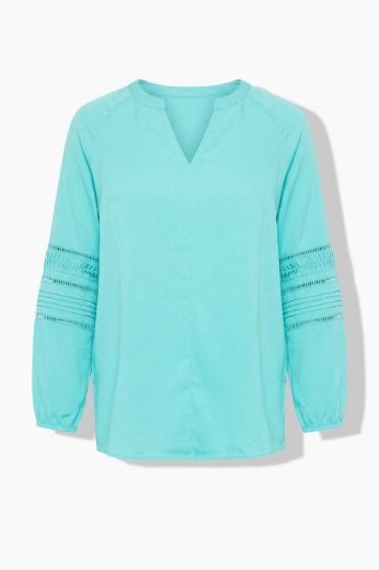 Moda za polnejše Majica dugih rukava A kroja plus velikost, xxl, Ulla Popken in Johann Popken (JP1880)