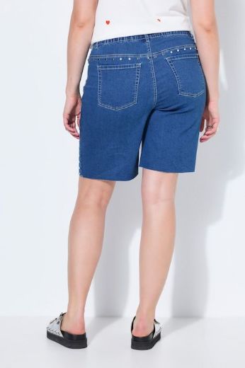Moda za polnejše Hlače traper kratkih nogavica plus velikost, xxl, Ulla Popken in Johann Popken (JP1880)