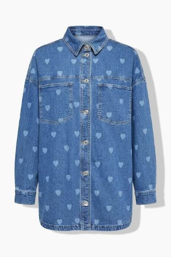 Moda za polnejše Košulja traper šireg kroja plus velikost, xxl, Ulla Popken in Johann Popken (JP1880)