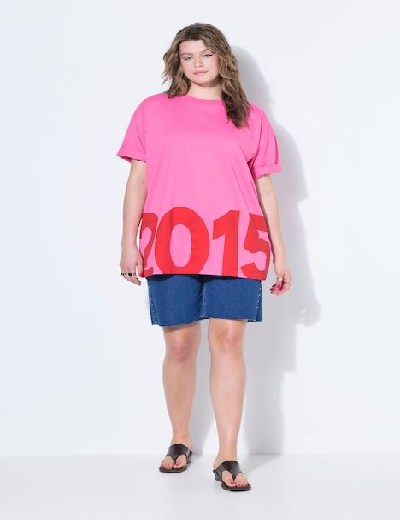 T-shirt SU za polnejše ženske in moške, plus velikost T-shirt SU xxl Ulla Popken in Johann Popken (JP1880)